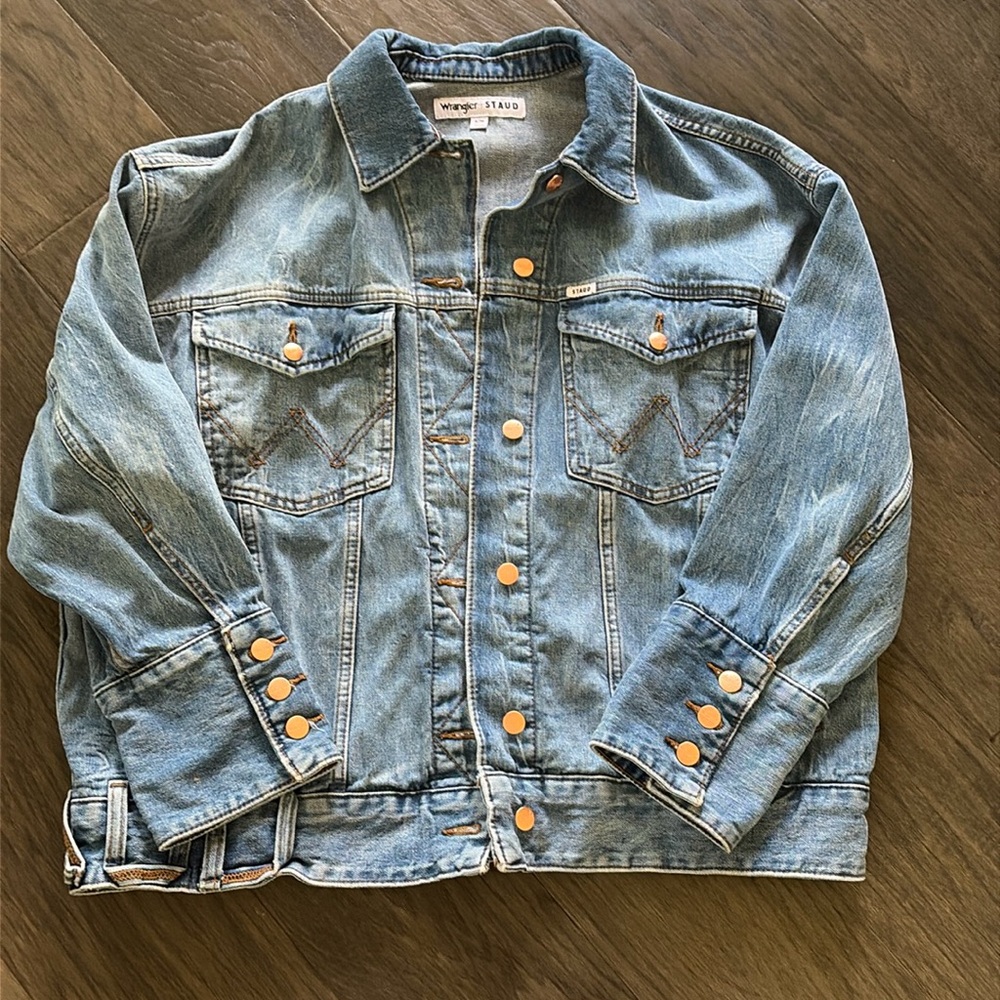 Staud Wrangler Denim Jacket
